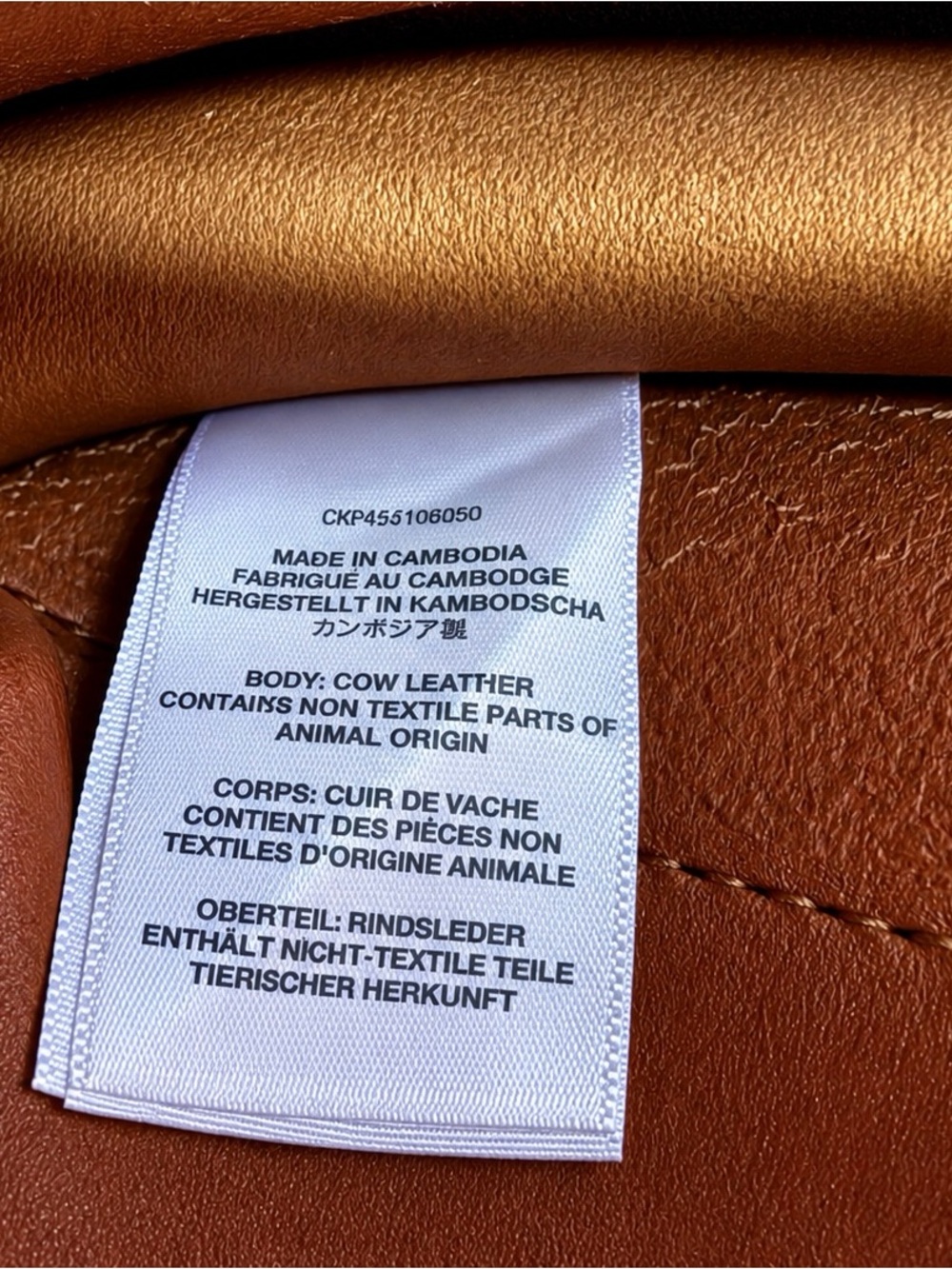 Madewell Cognac Brown Leather Crossbody saddle Bag Adjustable Strap - Picture 10 of 11